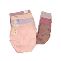 Large code extra-large lady female style: perennial export of extra-bullet ultra-breathable medium-high waist underpants two clothes