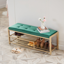 Nordic entrance shoe changing stool now modern living room sofa stool bench bedroom simple bedside stool clothing store fitting stool