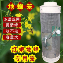 Harvest the bee cage and the horse bee cage catch the live bee.