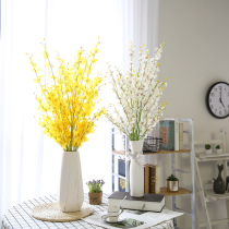 Modern simple floor-to-floor living room creative flower arrangement home decoration ceramic dried flower vase floral decoration