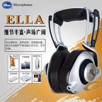 Blue Ella High Fidelity HIFI Active Flat Vibration Film Headphones Headphones Noise-reducing Ear