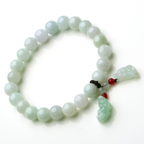 Myanmar A goods jade bead bracelet A goods handmade beaded jade stone Pixiu Buddha jade pendant Jade bracelet
