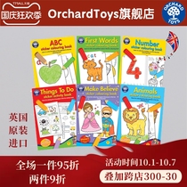 orchard toys kindergarten children coloring graffiti painting book book Baby coloring book 2-3-4-6 years old