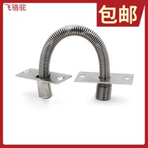 Doors and windows Access control over line protector 304 stainless steel concealed wire threading machine door with hardware spring anti-clamping wire protection tube