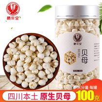 Sichuan fritillary 100g gram Sichuan farmhouse planting non-wild flat fritillary powder Songbei non-500 gr Chinese herbal medicine Zhejiang Baie