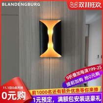 Nordic light luxury wall lamp modern simple living room background wall modeling lamp creative led net red bedroom bedside lamp