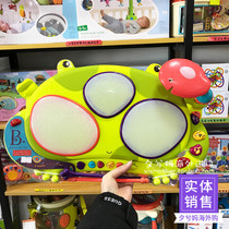 US imported B Toys rap frog electronic drum percussion instrument frog drum music drum baby educational toy