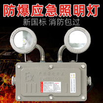 New national standard fire prevention and explosion-proof emergency lights LED emergency lights charging large double headlamps waterproof and dust-proof IP65