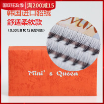 New single cluster planting grafted false eyelash hair 20 roots 0 05 coarse mink soft natural dense and realistic
