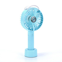 Water mist fragrance spray handheld fan blowing summer electric bedside charging cold air fan convenient ice water cooling