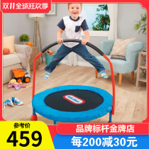 American Little Tike Happy Trampoline Kids Trampoline Home Baby Toy Jumping Bed Indoor Outdoor Foldable