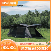 NH Norwegian WHITE SHEEP BASE BLACK GLUE PORTABLE OUTDOOR LARGE SPACE CAMPING CAMPING ONE ROOM A FIELD TUNNEL TENT