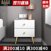 Nordic bedside table light luxury wind ins Mini small net red bedroom bedside cabinet simple modern light luxury storage cabinet