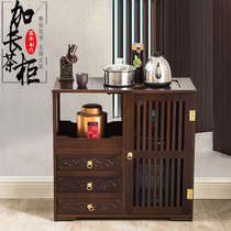 Tea cabinet Tea table Household small tea table kettle one-piece new Chinese shelf Tea table Tea cabinet side cabinet