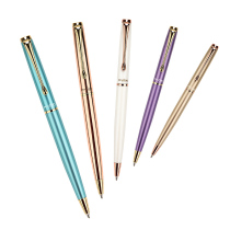 Nakabayashi Zhonglin Japan rotary metal pen ball point pen Black Pen Pen ball pen business office signature pen gift box