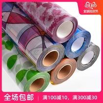 No glue electrostatic glass film toilet anti-permeable window film frosted sunscreen 1 rice price multi-piece delivery is not cut