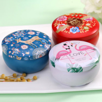 Creative wedding supplies Wedding candy packaging box Wholesale Wedding sugar box Drum can tinplate box Happy candy box