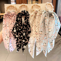 2021 summer new pearl flower Hairband female head rope tie hair belt rubber band tie hair rope headdress
