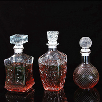 Glass Jar Delicate Adornment Seals Empty Wine Bottle Red Grape Wine Bottle Foreign Wine Wine Wine Bottle High-end Glass