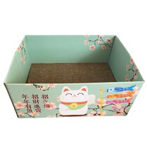 Kale cat happy box cat scratch board cat toy grinding claw cat kennel box
