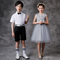 Childrens Day performance costume kindergarten dance dress girl princess dress primary school student recitation chorus performance suit
