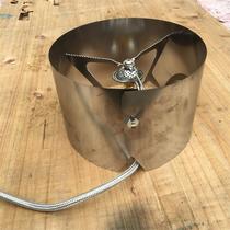 Lightweight portable titanium windshield Outdoor ultra-light pure titanium stove windshield windshield Outdoor cooking stove titanium plate