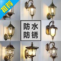 Building outdoor wall lamp Landscape lamp Exterior wall lamp Lighting Door lamp Outdoor European e wall lamp Balcony barbershop