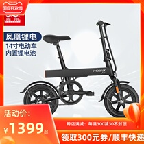 Phoenix power electric bicycle small lithium battery portable mens and women electric vehicle power battery car electric bicycle
