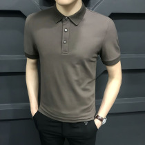 Fugui Bird 2021 new spring and summer polo shirt men's short sleeve Korean fashion slim business men's lapel T-shirt men