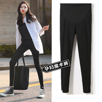 Korean pregnant women pants Spring and Autumn wear leggings underbelly top size tight tide mother nine-point long pants spring and summer