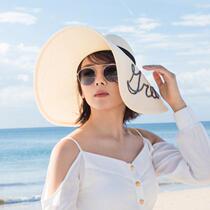 Beach straw hat Liu Tao Andy's same beach hat beach sun hat sunshade hat summer girl