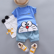 2020 Childrens Short Sleeve Set Mens Baby Shorts Women 0 Baby Half Sleeve Summer Boys and Girls 1-3-4 Years Old Childrens Clothing