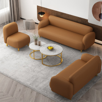 Technology cloth waterproof small apartment office business sofa apartment clothing store Nordic leisure negotiation light luxury sofa