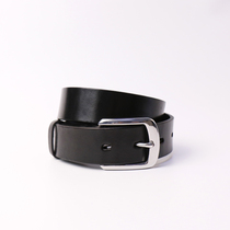 Zhang Ji workshop needle buckle handmade belt Italian plant kneading leisure first layer pure cowhide mens belt Middle-aged belt