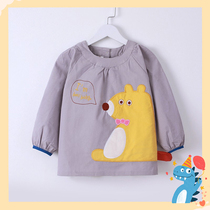 Baby Hood Clothing Spring Autumn Cotton Fabric Micro Water Resistant Children Autumn Winter Anti-Wear and clothing Baby Eating and clothing Clothing Apron