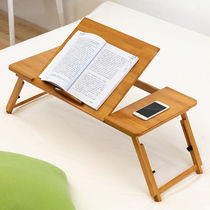 Folding table bed small book table computer desk learning to write rectangular dorm room deity to eat and rent room bedrooms