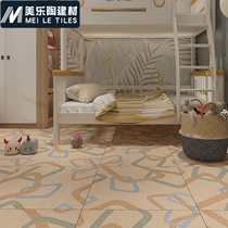 Imitation cloth carpet tiles Bedroom room floor tiles 600x600 geometric tiles Characteristic floor tiles non-slip interior