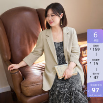 MSShe big code womens dress 2022 Chinese New Year dress Fat mm Less sexy Little Broken Flowers Lotus Leaf Swing A Character Snowspun Pendant With Skirt