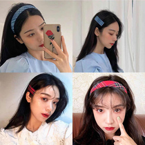 Child Hair Stirrup South Korea Unhurt Jane About Red Plaid Cloth Art Bb Clips Cute Teenage Girl Fresher Head Accessories Suit
