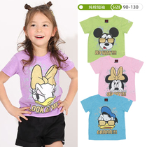 Summer male and female child bamboo festival cotton T-shirt baby cartoon pattern thin half sleeve shirt short sleeve blouses pure cotton breathable