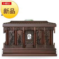 New Burial Goods Supplies Bone Ash Case Solid Wood Black Sandalwood Funeral Burials Men And Women Pure Solid Wood Black Sandalwood Cinerary Casket Box