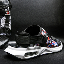  Sandals mens summer 2021 new air cushion beach shoes driving dual-use high-end outdoor wear national trend casual mens slippers
