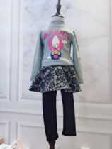 Attachments MILIBAM rice class childrens clothing autumn and winter plus velvet thick little fairy princess culottes leggings trousers