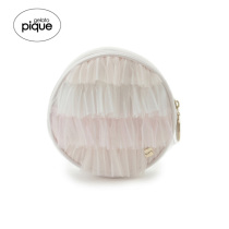 gelato pique spring cylindrical cosmetic bag mesh gauze storage bag PWGB191601