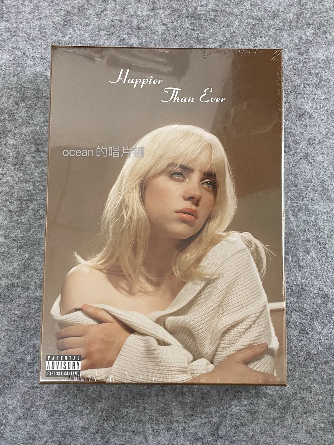 Spot Billie Eilish Happier Than Ever CD fan box send folder to send back