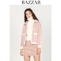 2020 autumn and winter New color color reduction age lapel collar short coat female Korean fashion loose slim plush top