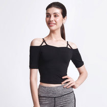 SMATCH summer yoga dress strapless sexy short slim slim black gym suit pants suit