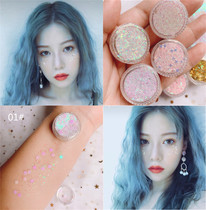 Eye Makeup Bright Sheet Stars Makeup Pink Girl Hearts Love Hearts Gel Cream Net Red Eyes Color Makeup Fairy Patches Lolita
