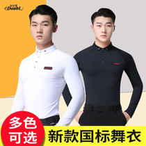 Dang Bao Luos new male adult Latin dance blouses ballroom dance suit Moden dance national Waltz dance suit