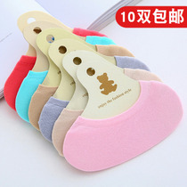 Candy boat socks womens thin shallow mouth socks silicone non-slip summer ladies invisible socks low-top foot stockings socks